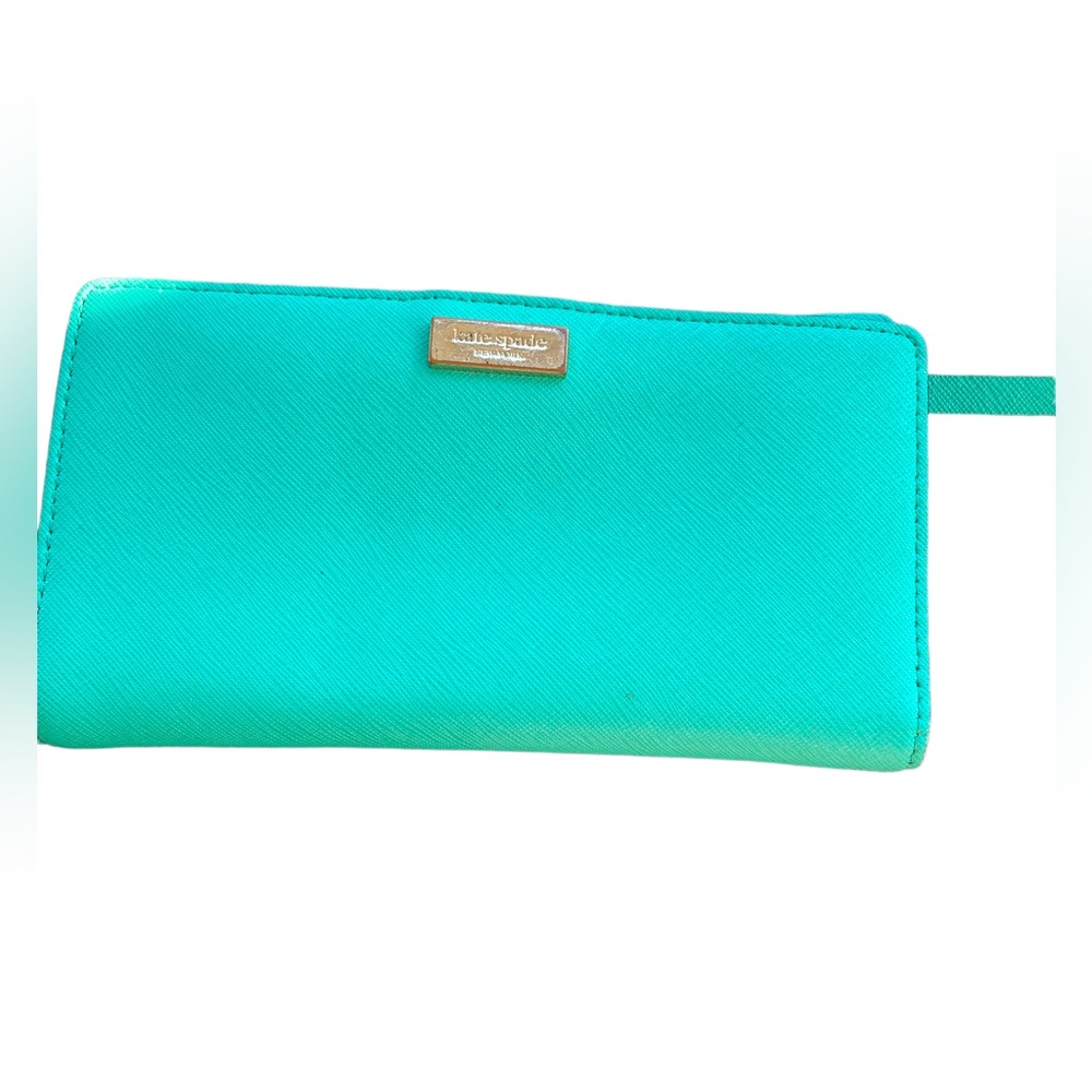 Teal Kate Spade Wallet